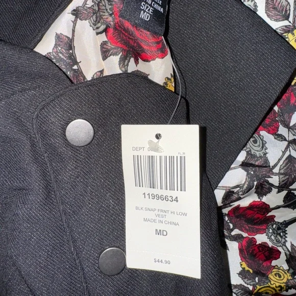 Goth Vest with Tails - Picture 3 of 3